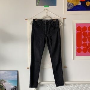 American Eagle Faded Black Skinny Jeggings